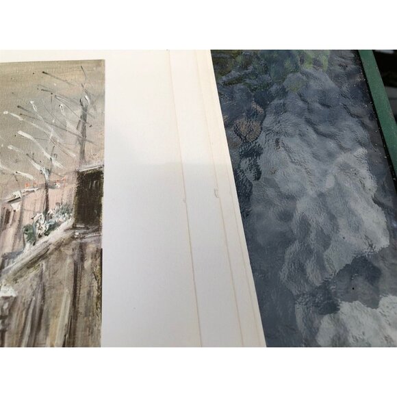 Vintage Art Prints MONTMARTRE SCENES By Utrillo Set of 4 - Picture 9 of 10